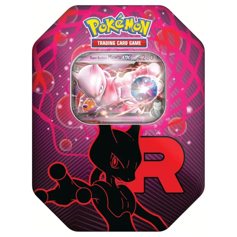 PKM – KP 10 – Team Rockets Mewtu-ex Tin – DE - Racoon Cave