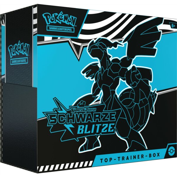 Pokémon – KP10.5 – Top-Trainer-Box – Schwarze Blitze – (DE) - Racoon Cave