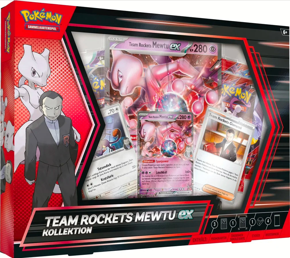Pokémon – KP 10 – Ewige Rivalen  – Team Rocket's Mewtu-ex – DE - Racoon Cave